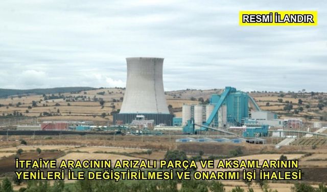 İtfaiye Aracının Arızalı Parça ve Aksamlarının Yenileri İle Değiştirilmesi ve Onarımı İşi İhalesi