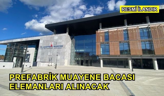 Prefabrik Muayene Bacası Elemanları Alınacak
