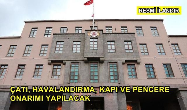 Çatı, Havalandırma, Kapı ve Pencere Onarımı Yapılacak
