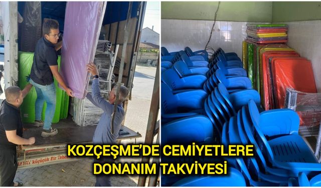 Kozçeşme’de Cemiyetlere Donanım Takviyesi
