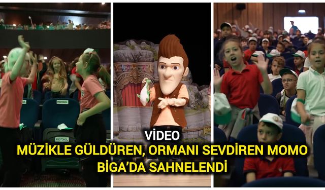 Müzikle Güldüren, Ormanı Sevdiren Momo Biga’da Sahnelendi