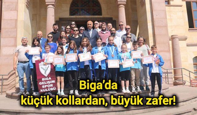 Biga’da küçük kollardan, büyük zafer!