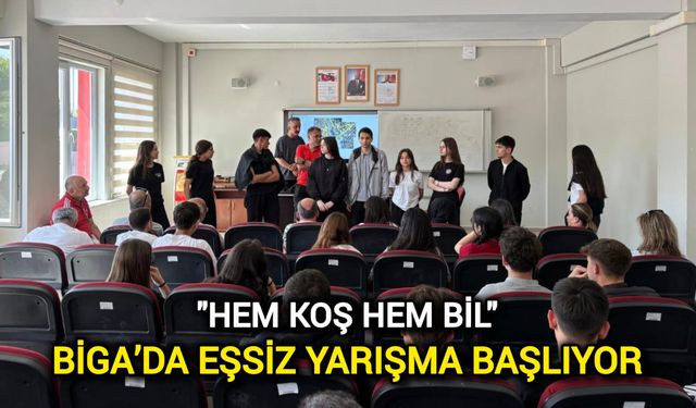 Hem Koş Hem Bil: Biga’da Eşsiz Yarışma Başlıyor