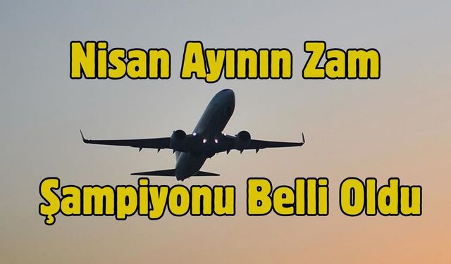 Nisan Ayının Zam Şampiyonu Belli Oldu
