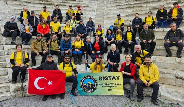 Biga Tabanvay Doğa Yürüyüş Grubu 3 Yaşında