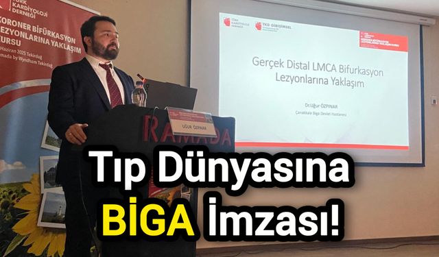 Biga Devlet Hastanesi Başhekimi, kardiyoloji alanında yol gösterdi