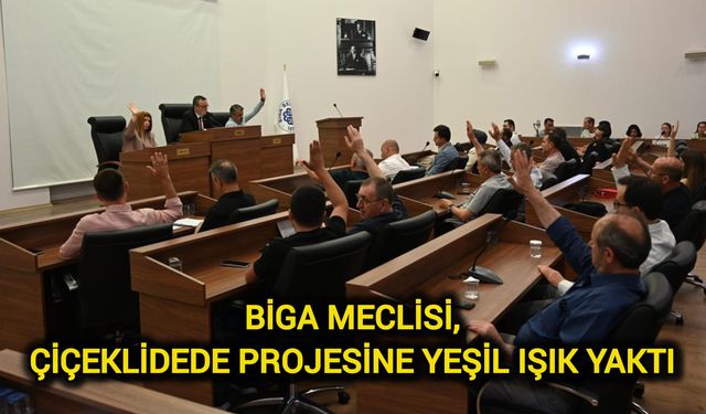 Biga Meclisi, Çiçeklidede Projesine Yeşil Işık Yaktı