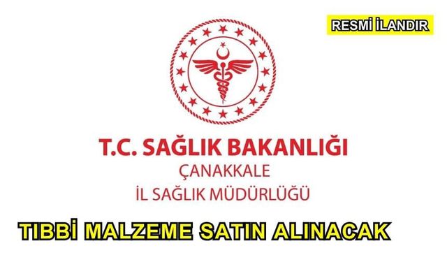 Tıbbi Malzeme Satın Alınacak