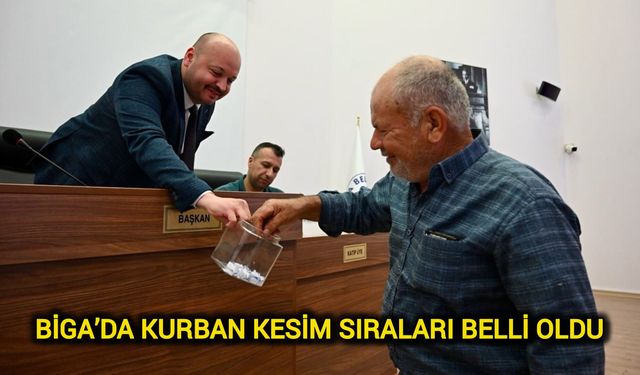Çanakkale Biga’da kurban kesim sıraları belli oldu