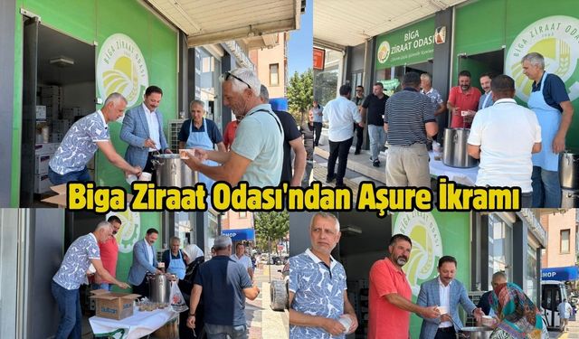 Biga Ziraat Odası'ndan Aşure İkramı