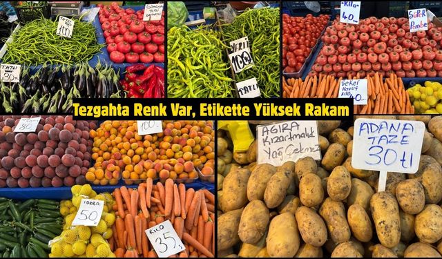 Tezgahta Renk Var, Etikette Yüksek Rakam: İşte Biga Pazarı Fiyatları