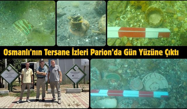 Osmanlı’nın Tersane İzleri Parion’da Gün Yüzüne Çıktı
