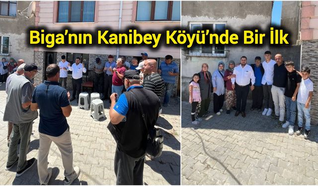 Biga’nın Kanibey Köyü’nde Bir İlk