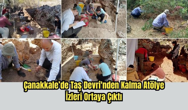 Çanakkale’de Taş Devri'nden Kalma Atölye İzleri Ortaya Çıktı