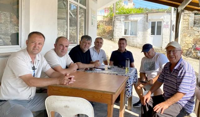 Çanakkale İl Genel Meclis üyeleri yangından etkilenenleri ziyaret etti