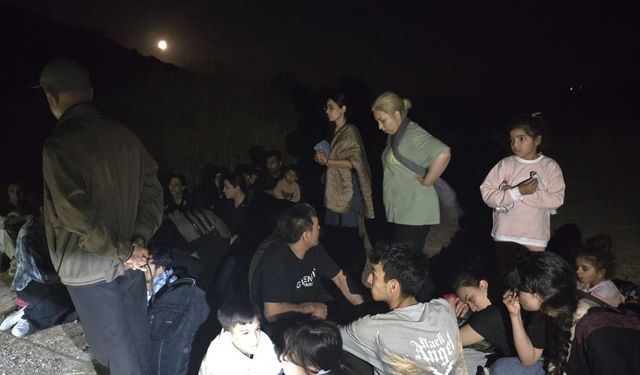 Çanakkale'de 32 düzensiz göçmen yakalandı