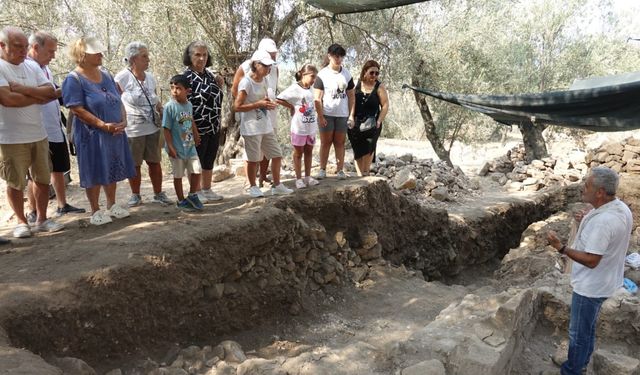 Villadan vaftizhaneye çevrilen Roma yapısına rastlandı