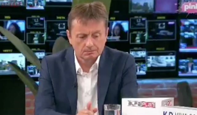 Bakan, TV canlı yayınında beyin kanaması geçirdi