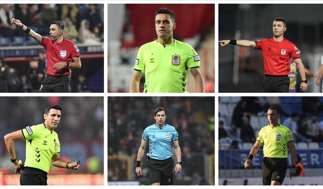 Süper Lig'de 3. hafta maçlarını yönetecek hakemler açıklandı