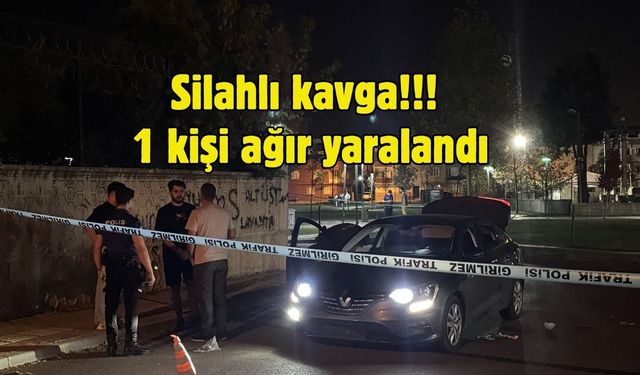 Silahlı kavgada 1 kişi ağır yaralandı