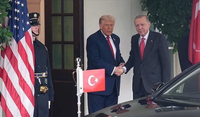 Cumhurbaşkanı Erdoğan, ABD Başkanı Trump ile Beyaz Saray’da bir araya geldi