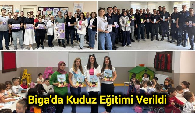 Biga’da Kuduz Eğitimi Verildi