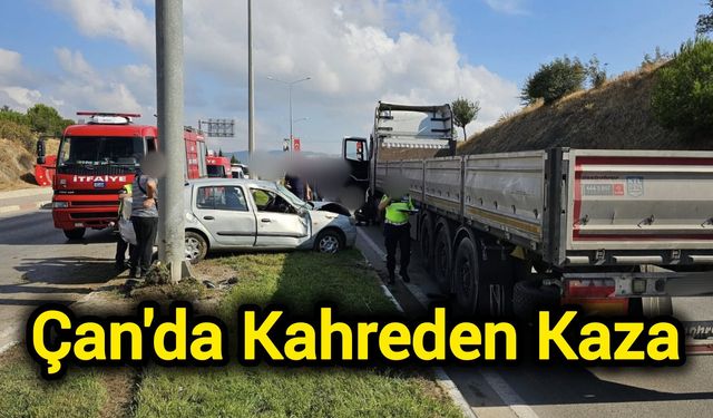 Çanakkale Çan'da Kahreden Kaza
