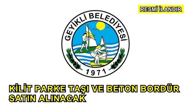 Kilit Parke Taşı ve Beton Bordür Satın Alınacak