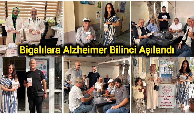 Alzheimer’a Dikkat: Bigalılara Alzheimer Bilinci Aşılandı