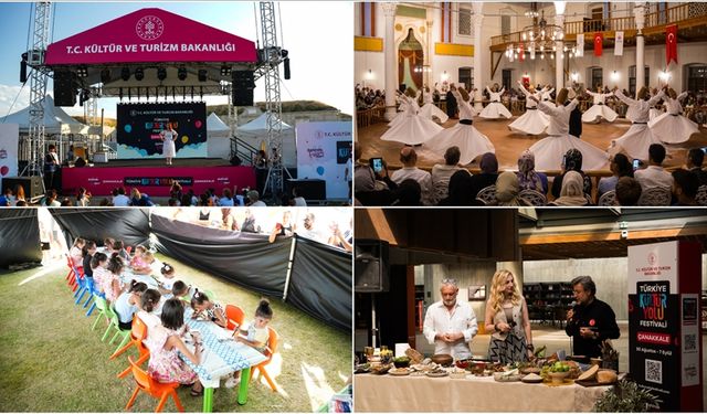 Türkiye Kültür Yolu Festivali Çanakkale'de devam ediyor