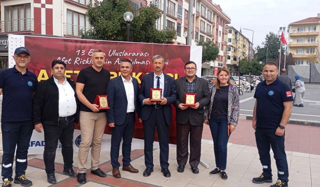 Çan’da afetlere karşı farkındalık etkinliği yapıldı