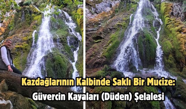 Kazdağlarının Kalbinde Saklı Bir Mucize: Güvercin Kayaları (Düden) Şelalesi