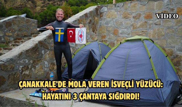 Yaşamını Sığdırdığı 3 Çantayla Çanakkale’ye ulaştı