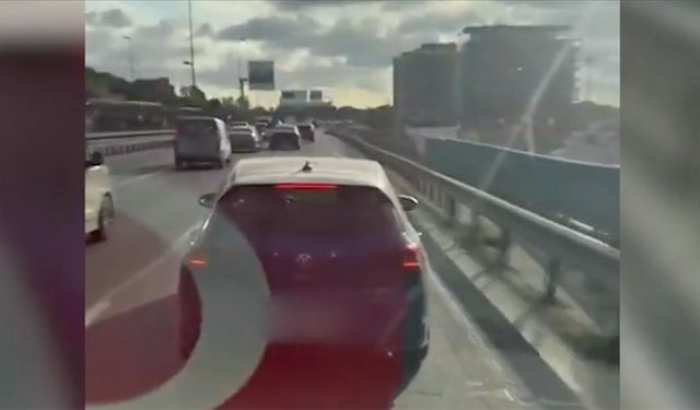 Ambulansa yol vermeyen sürücü yakalandı