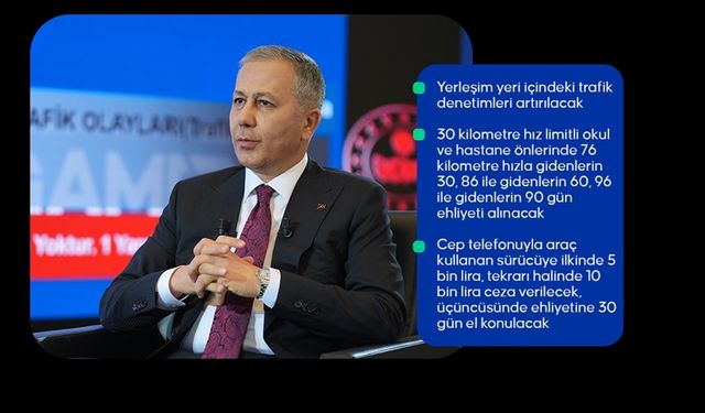 Bakan açıkladı; Trafikte yeni dönem, cezalar artacak (Video)