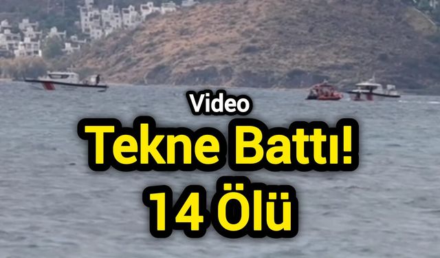 Tekne Battı! 14 Ölü