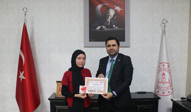 Bigalı öğrenci Çanakkale'nin en iyisi