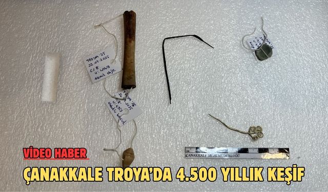 Çanakkale kazılarında hazine niteliğinde bulgular