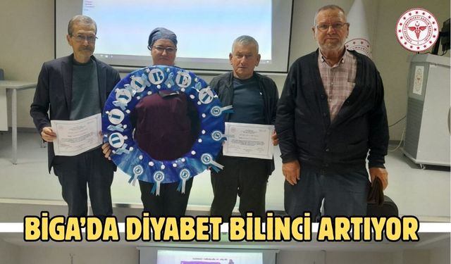 Biga’da diyabet bilinci artıyor