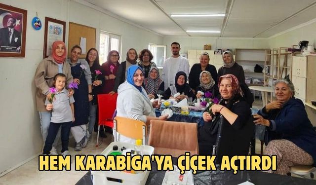 HEM Karabiga'ya çiçek açtırdı