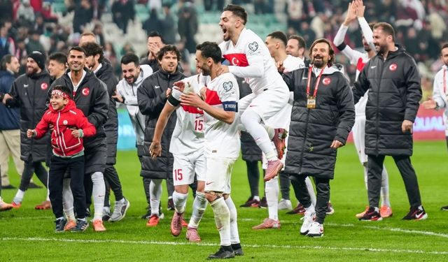 A Milli Futbol Takımı, play-off'ları garantiledi