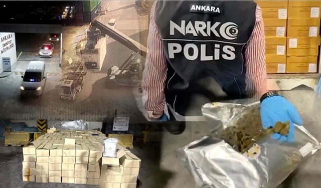 1 ton 508 kilogram ele geçirildi, 5 şüpheli yakalandı