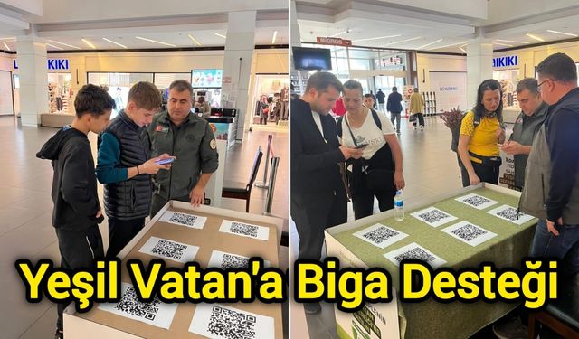 Yeşil Vatan'a Biga Desteği