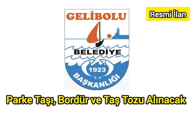 Parke Taşı, Bordür ve Taş Tozu Alınacak