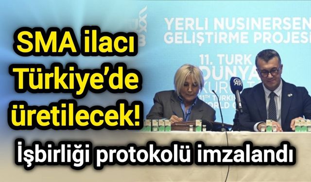 SMA ilacı Türkiye’de üretilecek! İşbirliği protokolü imzalandı