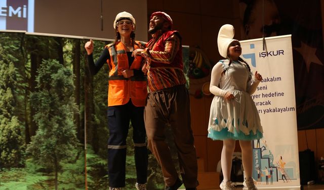 Çanakkale'de iş sağlığı ve güvenliği bilinci miniklere tiyatroyla aşılanıyor