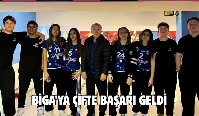 Biga’ya çifte başarı geldi