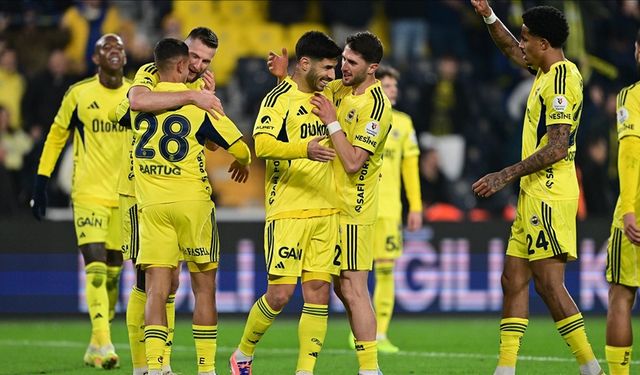 Fenerbahçe, 3 puanı 4 golle aldı