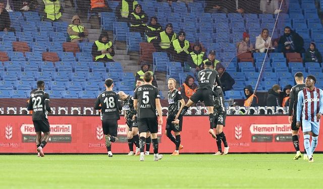 Corendon Alanyaspor, kupada Trabzonspor'u deplasmanda mağlup etti
