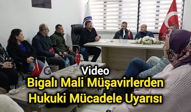 Biga’dan 586 sayılı tebliğe tepki